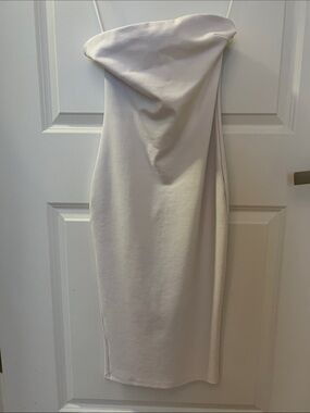 Superdown white bodycon Midi Dress